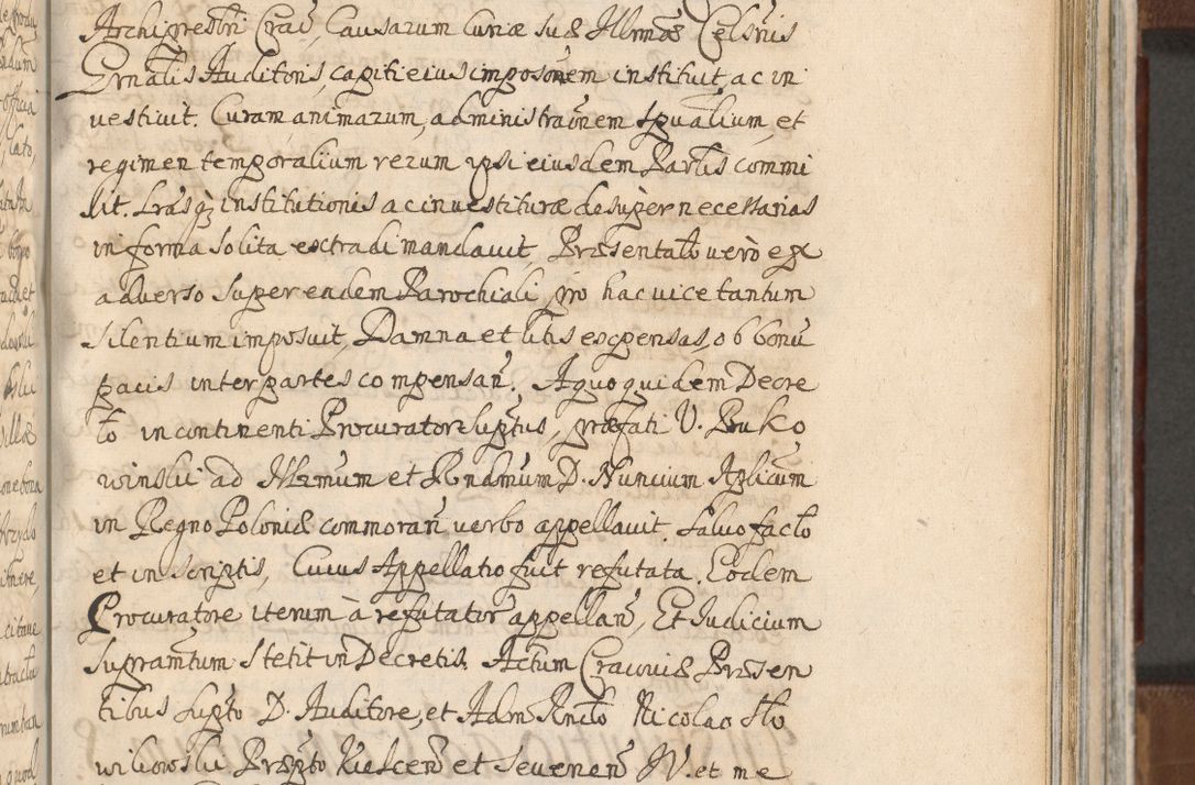 Zdjęcie nr 885 dla obiektu archiwalnego: Acta actorum, decretorum, sententiarum, erectionum, confirmationum, institutionum, resignationum, constitutionum, provisionum, quietationum, submissionum, protestationum, substitutionum R. D. Petri Gembicki, episcopi Cracoviensis, ducis Severiae in a. D. 1650 et 1651 acticatorum. Volumen V
