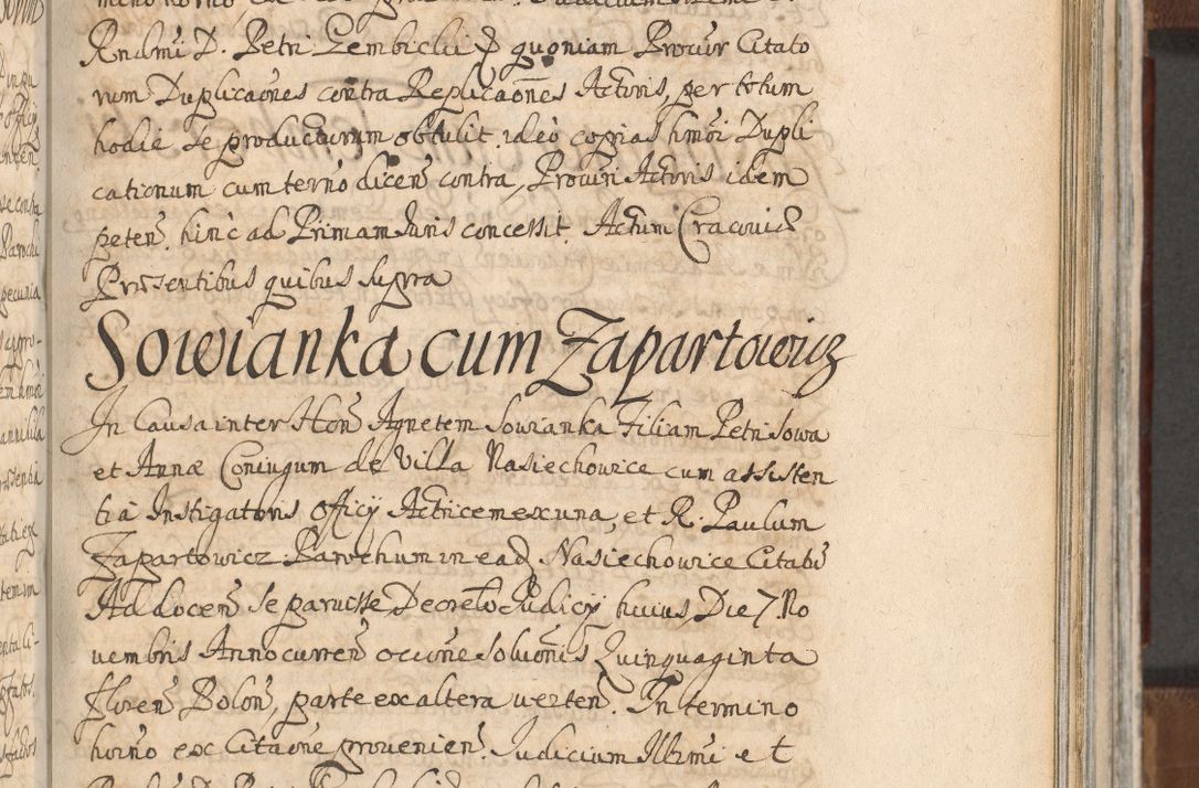 Zdjęcie nr 877 dla obiektu archiwalnego: Acta actorum, decretorum, sententiarum, erectionum, confirmationum, institutionum, resignationum, constitutionum, provisionum, quietationum, submissionum, protestationum, substitutionum R. D. Petri Gembicki, episcopi Cracoviensis, ducis Severiae in a. D. 1650 et 1651 acticatorum. Volumen V