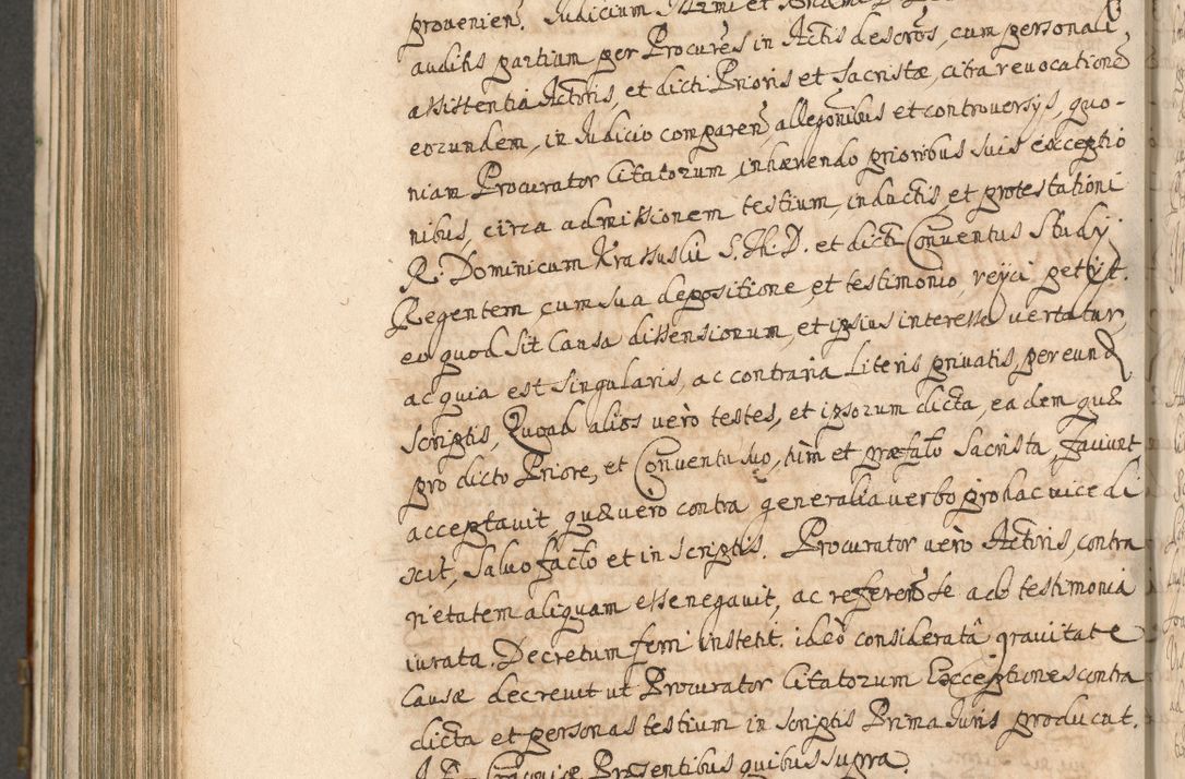 Zdjęcie nr 870 dla obiektu archiwalnego: Acta actorum, decretorum, sententiarum, erectionum, confirmationum, institutionum, resignationum, constitutionum, provisionum, quietationum, submissionum, protestationum, substitutionum R. D. Petri Gembicki, episcopi Cracoviensis, ducis Severiae in a. D. 1650 et 1651 acticatorum. Volumen V