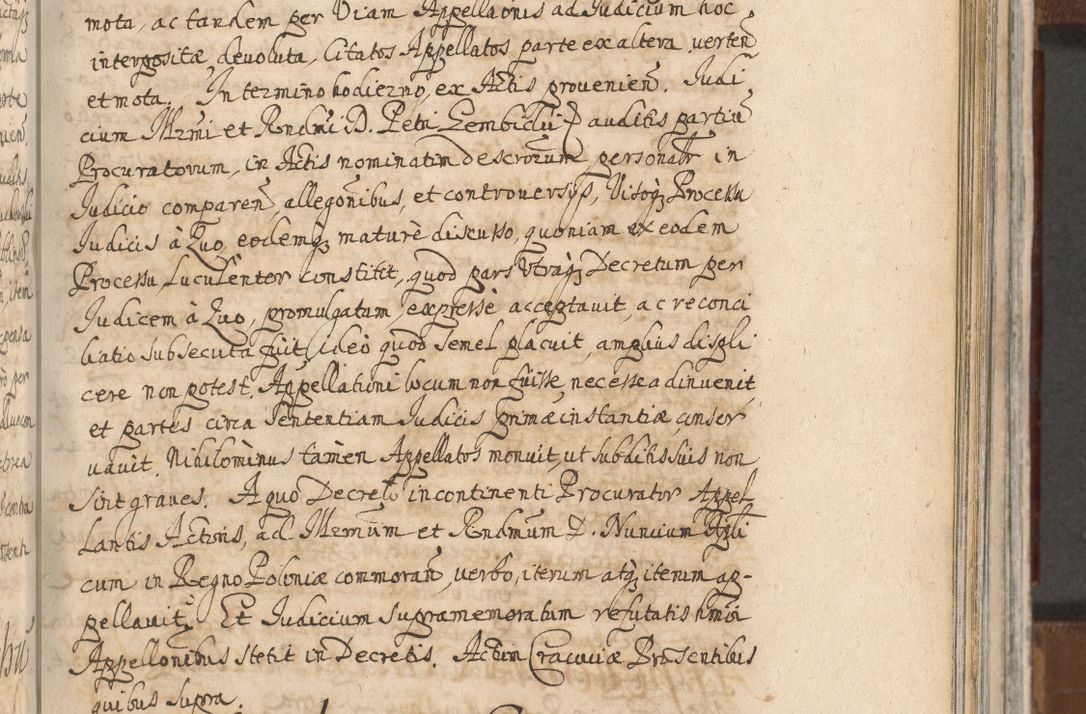 Zdjęcie nr 869 dla obiektu archiwalnego: Acta actorum, decretorum, sententiarum, erectionum, confirmationum, institutionum, resignationum, constitutionum, provisionum, quietationum, submissionum, protestationum, substitutionum R. D. Petri Gembicki, episcopi Cracoviensis, ducis Severiae in a. D. 1650 et 1651 acticatorum. Volumen V