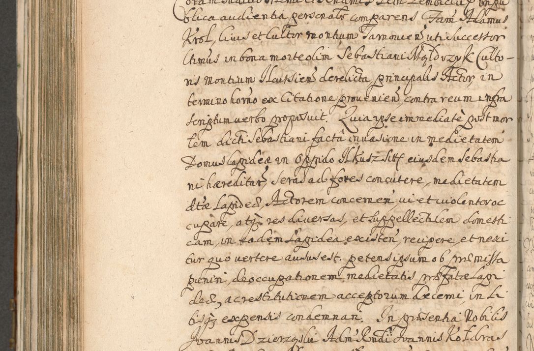 Zdjęcie nr 866 dla obiektu archiwalnego: Acta actorum, decretorum, sententiarum, erectionum, confirmationum, institutionum, resignationum, constitutionum, provisionum, quietationum, submissionum, protestationum, substitutionum R. D. Petri Gembicki, episcopi Cracoviensis, ducis Severiae in a. D. 1650 et 1651 acticatorum. Volumen V