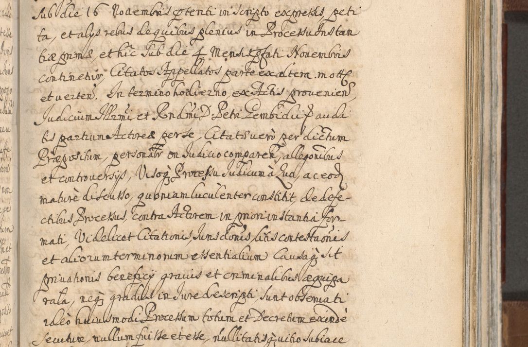 Zdjęcie nr 865 dla obiektu archiwalnego: Acta actorum, decretorum, sententiarum, erectionum, confirmationum, institutionum, resignationum, constitutionum, provisionum, quietationum, submissionum, protestationum, substitutionum R. D. Petri Gembicki, episcopi Cracoviensis, ducis Severiae in a. D. 1650 et 1651 acticatorum. Volumen V