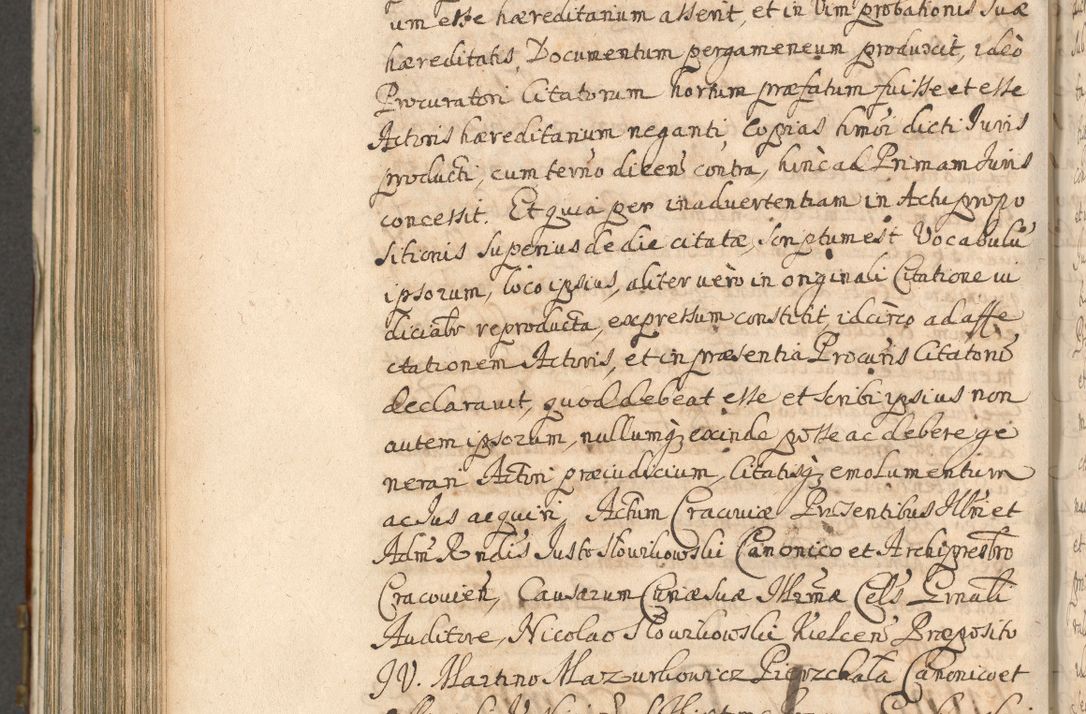 Zdjęcie nr 864 dla obiektu archiwalnego: Acta actorum, decretorum, sententiarum, erectionum, confirmationum, institutionum, resignationum, constitutionum, provisionum, quietationum, submissionum, protestationum, substitutionum R. D. Petri Gembicki, episcopi Cracoviensis, ducis Severiae in a. D. 1650 et 1651 acticatorum. Volumen V
