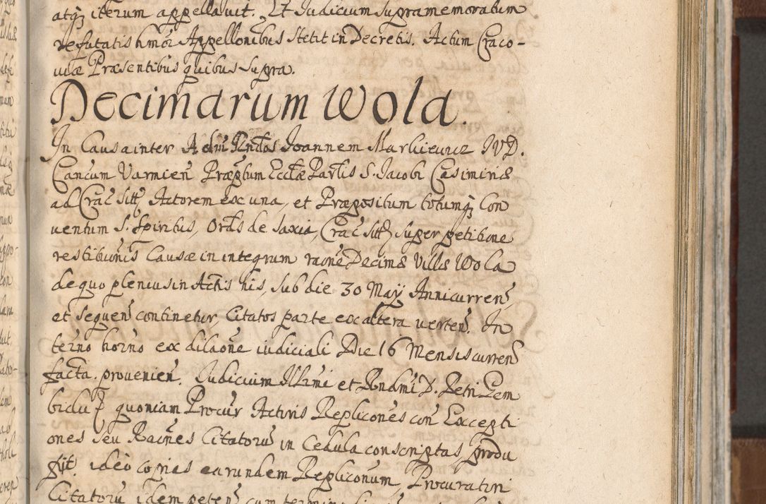Zdjęcie nr 857 dla obiektu archiwalnego: Acta actorum, decretorum, sententiarum, erectionum, confirmationum, institutionum, resignationum, constitutionum, provisionum, quietationum, submissionum, protestationum, substitutionum R. D. Petri Gembicki, episcopi Cracoviensis, ducis Severiae in a. D. 1650 et 1651 acticatorum. Volumen V