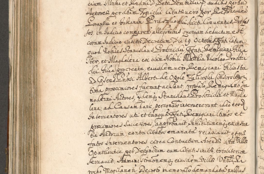 Zdjęcie nr 854 dla obiektu archiwalnego: Acta actorum, decretorum, sententiarum, erectionum, confirmationum, institutionum, resignationum, constitutionum, provisionum, quietationum, submissionum, protestationum, substitutionum R. D. Petri Gembicki, episcopi Cracoviensis, ducis Severiae in a. D. 1650 et 1651 acticatorum. Volumen V