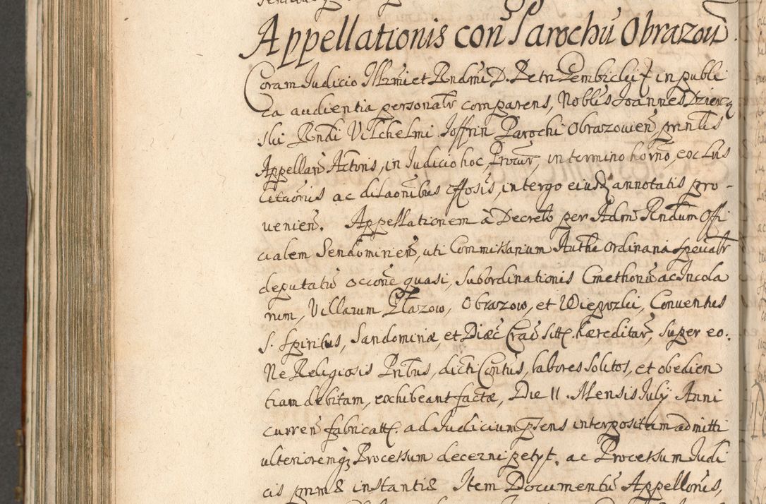 Zdjęcie nr 844 dla obiektu archiwalnego: Acta actorum, decretorum, sententiarum, erectionum, confirmationum, institutionum, resignationum, constitutionum, provisionum, quietationum, submissionum, protestationum, substitutionum R. D. Petri Gembicki, episcopi Cracoviensis, ducis Severiae in a. D. 1650 et 1651 acticatorum. Volumen V
