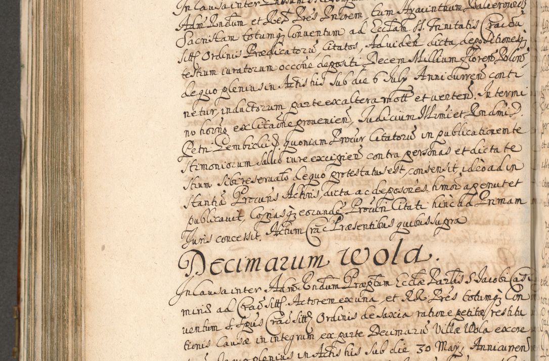 Zdjęcie nr 840 dla obiektu archiwalnego: Acta actorum, decretorum, sententiarum, erectionum, confirmationum, institutionum, resignationum, constitutionum, provisionum, quietationum, submissionum, protestationum, substitutionum R. D. Petri Gembicki, episcopi Cracoviensis, ducis Severiae in a. D. 1650 et 1651 acticatorum. Volumen V