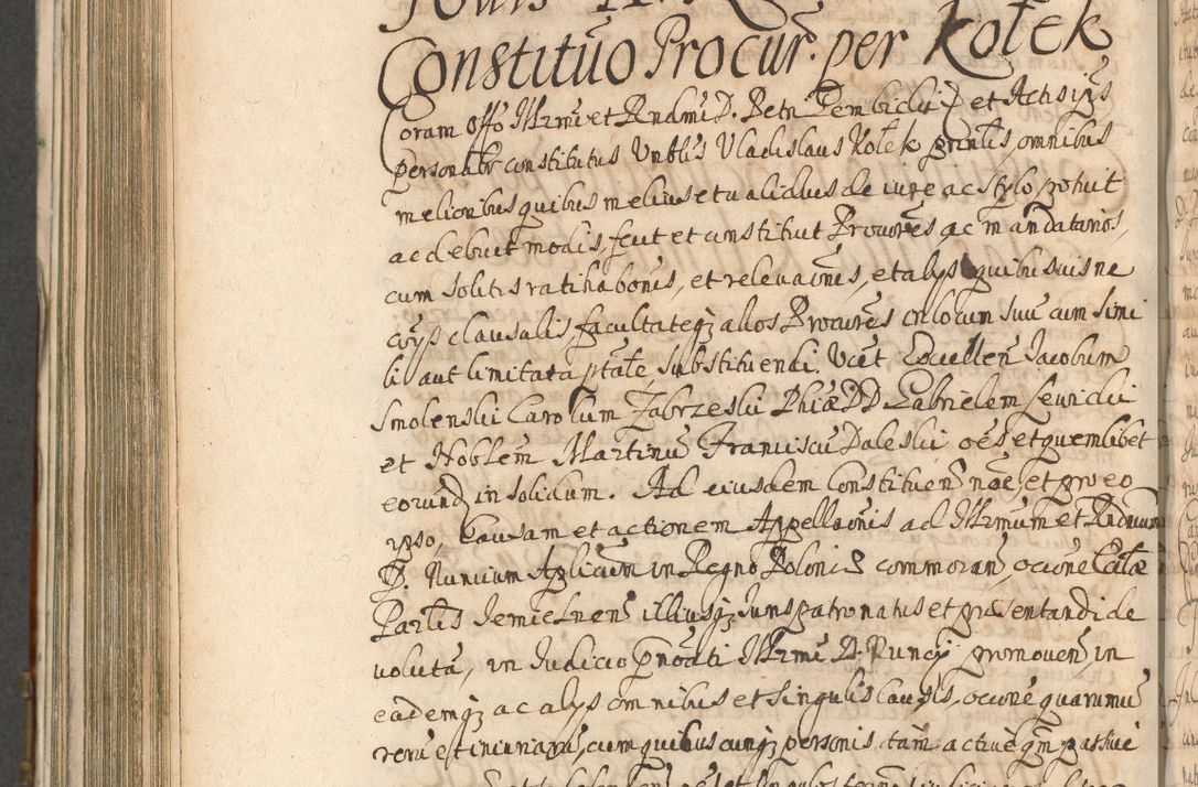 Zdjęcie nr 836 dla obiektu archiwalnego: Acta actorum, decretorum, sententiarum, erectionum, confirmationum, institutionum, resignationum, constitutionum, provisionum, quietationum, submissionum, protestationum, substitutionum R. D. Petri Gembicki, episcopi Cracoviensis, ducis Severiae in a. D. 1650 et 1651 acticatorum. Volumen V