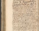 Zdjęcie nr 836 dla obiektu archiwalnego: Acta actorum, decretorum, sententiarum, erectionum, confirmationum, institutionum, resignationum, constitutionum, provisionum, quietationum, submissionum, protestationum, substitutionum R. D. Petri Gembicki, episcopi Cracoviensis, ducis Severiae in a. D. 1650 et 1651 acticatorum. Volumen V