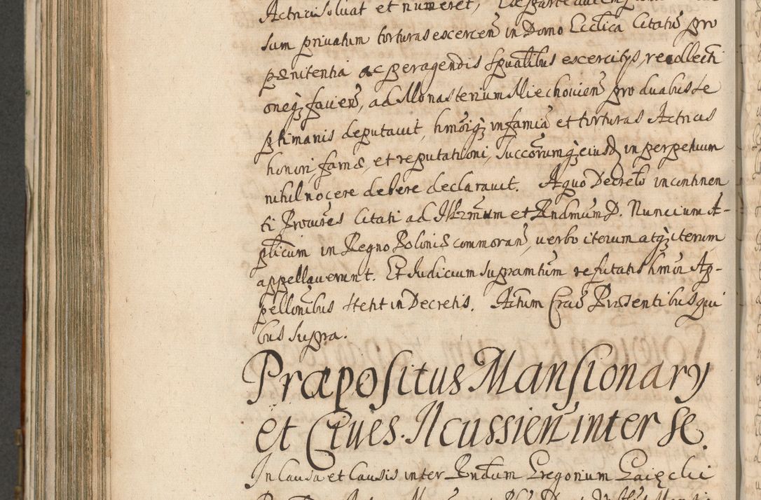 Zdjęcie nr 830 dla obiektu archiwalnego: Acta actorum, decretorum, sententiarum, erectionum, confirmationum, institutionum, resignationum, constitutionum, provisionum, quietationum, submissionum, protestationum, substitutionum R. D. Petri Gembicki, episcopi Cracoviensis, ducis Severiae in a. D. 1650 et 1651 acticatorum. Volumen V