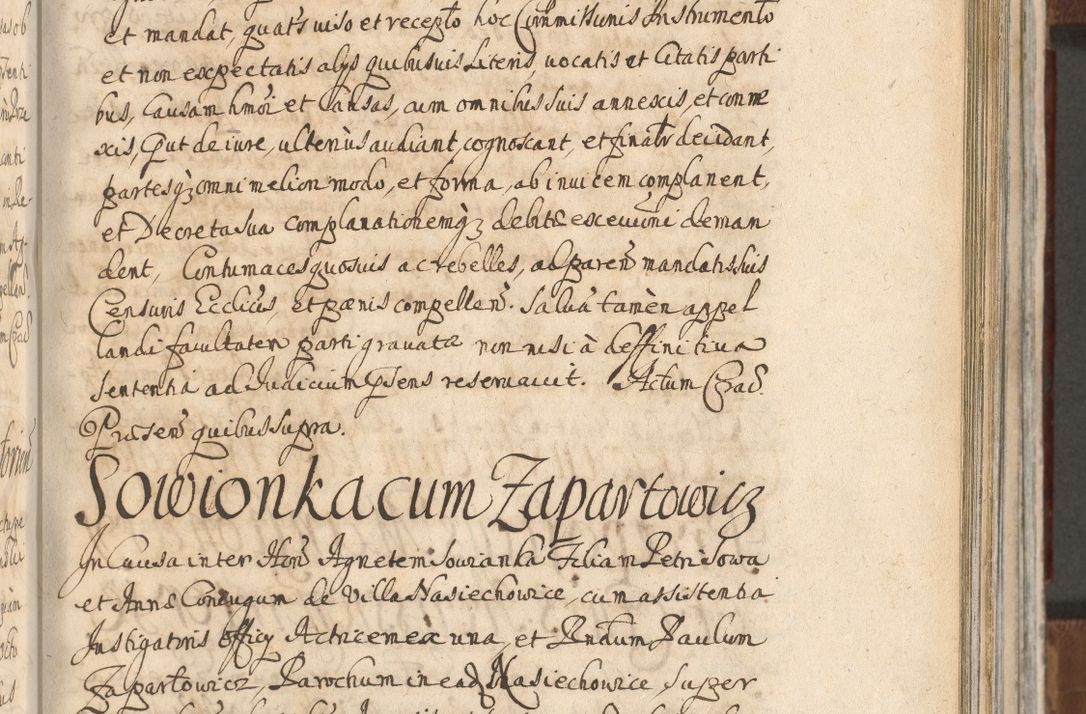 Zdjęcie nr 829 dla obiektu archiwalnego: Acta actorum, decretorum, sententiarum, erectionum, confirmationum, institutionum, resignationum, constitutionum, provisionum, quietationum, submissionum, protestationum, substitutionum R. D. Petri Gembicki, episcopi Cracoviensis, ducis Severiae in a. D. 1650 et 1651 acticatorum. Volumen V