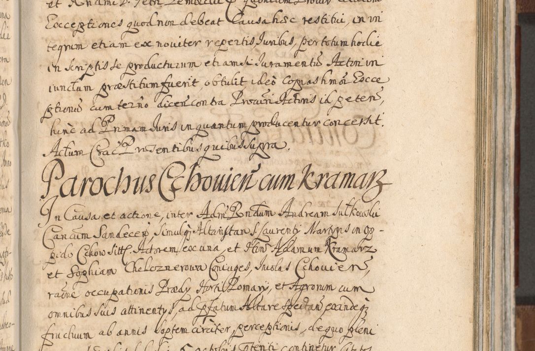 Zdjęcie nr 825 dla obiektu archiwalnego: Acta actorum, decretorum, sententiarum, erectionum, confirmationum, institutionum, resignationum, constitutionum, provisionum, quietationum, submissionum, protestationum, substitutionum R. D. Petri Gembicki, episcopi Cracoviensis, ducis Severiae in a. D. 1650 et 1651 acticatorum. Volumen V