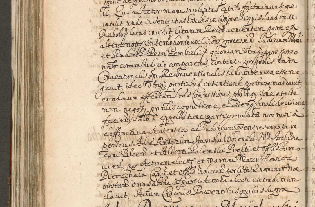 Zdjęcie nr 818 dla obiektu archiwalnego: Acta actorum, decretorum, sententiarum, erectionum, confirmationum, institutionum, resignationum, constitutionum, provisionum, quietationum, submissionum, protestationum, substitutionum R. D. Petri Gembicki, episcopi Cracoviensis, ducis Severiae in a. D. 1650 et 1651 acticatorum. Volumen V