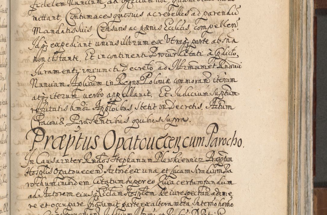 Zdjęcie nr 817 dla obiektu archiwalnego: Acta actorum, decretorum, sententiarum, erectionum, confirmationum, institutionum, resignationum, constitutionum, provisionum, quietationum, submissionum, protestationum, substitutionum R. D. Petri Gembicki, episcopi Cracoviensis, ducis Severiae in a. D. 1650 et 1651 acticatorum. Volumen V