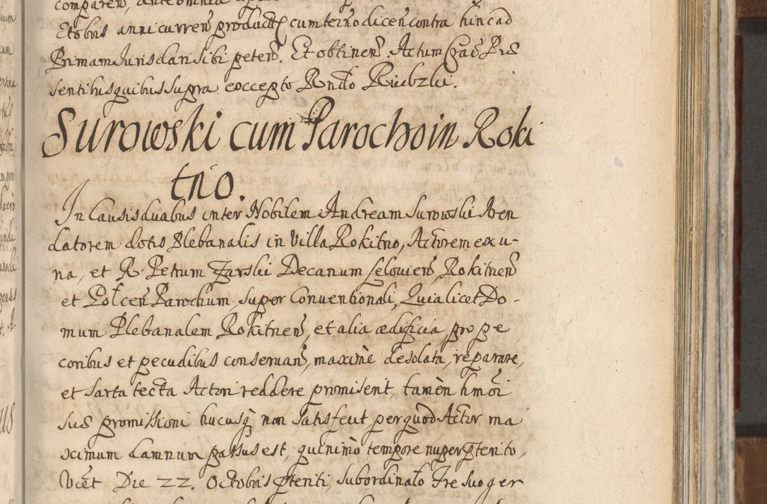 Zdjęcie nr 815 dla obiektu archiwalnego: Acta actorum, decretorum, sententiarum, erectionum, confirmationum, institutionum, resignationum, constitutionum, provisionum, quietationum, submissionum, protestationum, substitutionum R. D. Petri Gembicki, episcopi Cracoviensis, ducis Severiae in a. D. 1650 et 1651 acticatorum. Volumen V