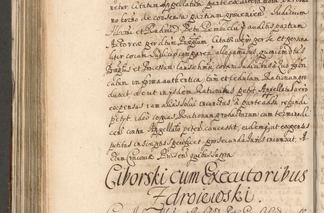 Zdjęcie nr 814 dla obiektu archiwalnego: Acta actorum, decretorum, sententiarum, erectionum, confirmationum, institutionum, resignationum, constitutionum, provisionum, quietationum, submissionum, protestationum, substitutionum R. D. Petri Gembicki, episcopi Cracoviensis, ducis Severiae in a. D. 1650 et 1651 acticatorum. Volumen V