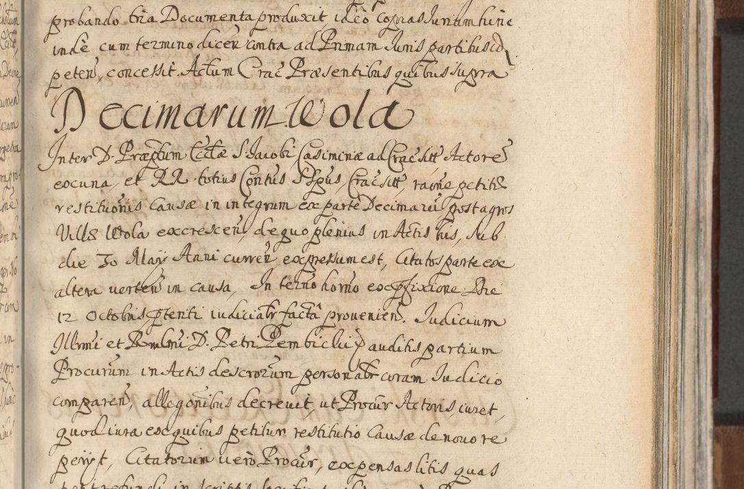 Zdjęcie nr 813 dla obiektu archiwalnego: Acta actorum, decretorum, sententiarum, erectionum, confirmationum, institutionum, resignationum, constitutionum, provisionum, quietationum, submissionum, protestationum, substitutionum R. D. Petri Gembicki, episcopi Cracoviensis, ducis Severiae in a. D. 1650 et 1651 acticatorum. Volumen V