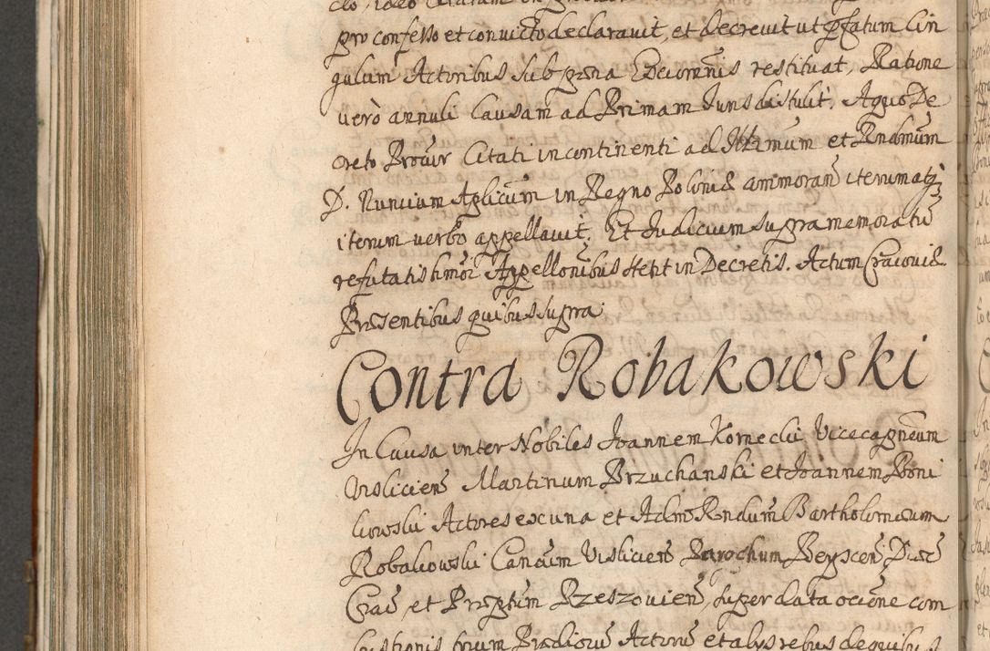 Zdjęcie nr 810 dla obiektu archiwalnego: Acta actorum, decretorum, sententiarum, erectionum, confirmationum, institutionum, resignationum, constitutionum, provisionum, quietationum, submissionum, protestationum, substitutionum R. D. Petri Gembicki, episcopi Cracoviensis, ducis Severiae in a. D. 1650 et 1651 acticatorum. Volumen V
