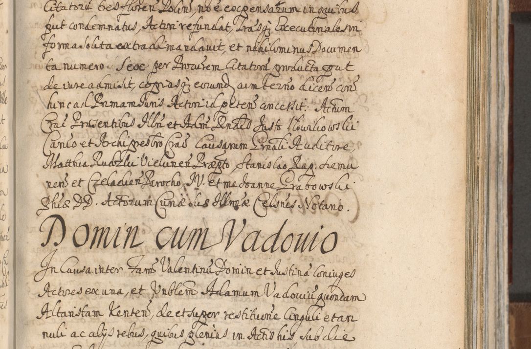 Zdjęcie nr 809 dla obiektu archiwalnego: Acta actorum, decretorum, sententiarum, erectionum, confirmationum, institutionum, resignationum, constitutionum, provisionum, quietationum, submissionum, protestationum, substitutionum R. D. Petri Gembicki, episcopi Cracoviensis, ducis Severiae in a. D. 1650 et 1651 acticatorum. Volumen V