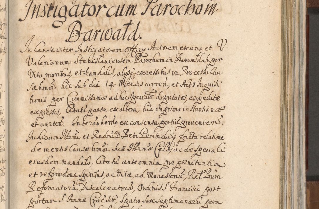 Zdjęcie nr 807 dla obiektu archiwalnego: Acta actorum, decretorum, sententiarum, erectionum, confirmationum, institutionum, resignationum, constitutionum, provisionum, quietationum, submissionum, protestationum, substitutionum R. D. Petri Gembicki, episcopi Cracoviensis, ducis Severiae in a. D. 1650 et 1651 acticatorum. Volumen V