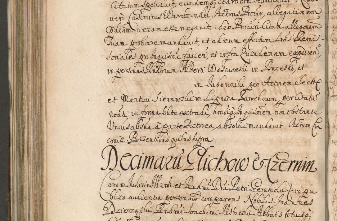 Zdjęcie nr 1199 dla obiektu archiwalnego: Acta actorum, decretorum, sententiarum, erectionum, confirmationum, institutionum, resignationum, constitutionum, provisionum, quietationum, submissionum, protestationum, substitutionum R. D. Petri Gembicki, episcopi Cracoviensis, ducis Severiae in a. D. 1650 et 1651 acticatorum. Volumen V