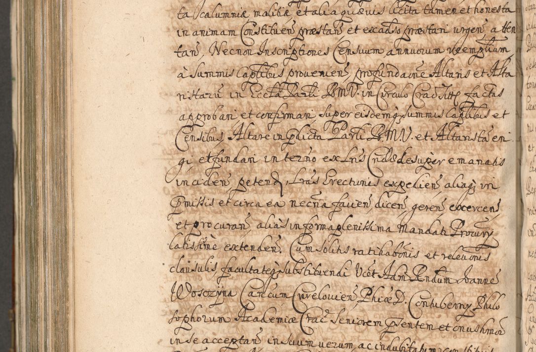 Zdjęcie nr 1197 dla obiektu archiwalnego: Acta actorum, decretorum, sententiarum, erectionum, confirmationum, institutionum, resignationum, constitutionum, provisionum, quietationum, submissionum, protestationum, substitutionum R. D. Petri Gembicki, episcopi Cracoviensis, ducis Severiae in a. D. 1650 et 1651 acticatorum. Volumen V