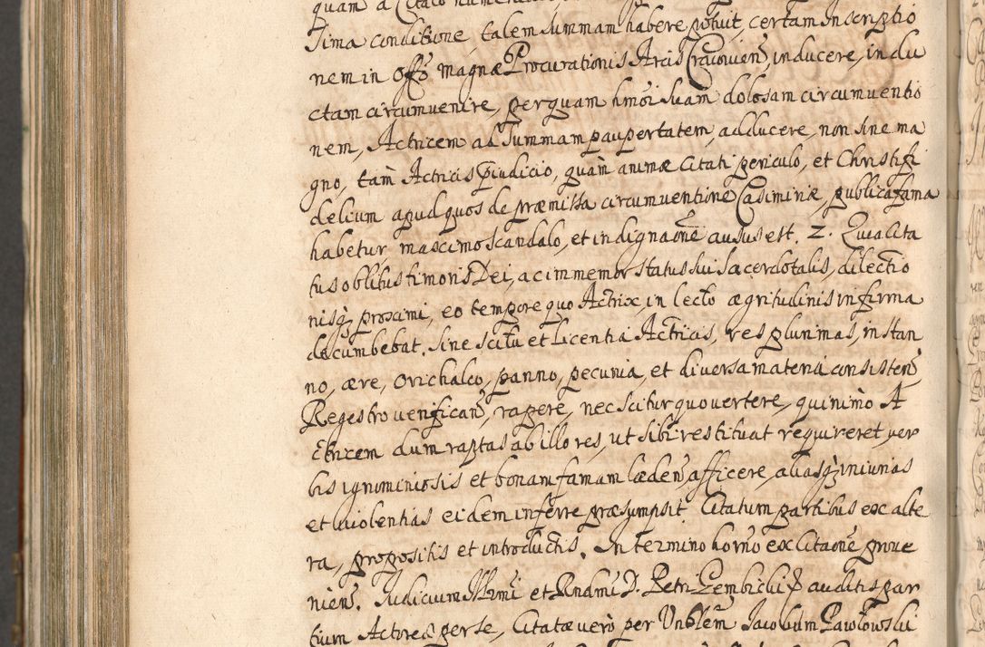 Zdjęcie nr 1187 dla obiektu archiwalnego: Acta actorum, decretorum, sententiarum, erectionum, confirmationum, institutionum, resignationum, constitutionum, provisionum, quietationum, submissionum, protestationum, substitutionum R. D. Petri Gembicki, episcopi Cracoviensis, ducis Severiae in a. D. 1650 et 1651 acticatorum. Volumen V