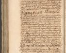 Zdjęcie nr 1185 dla obiektu archiwalnego: Acta actorum, decretorum, sententiarum, erectionum, confirmationum, institutionum, resignationum, constitutionum, provisionum, quietationum, submissionum, protestationum, substitutionum R. D. Petri Gembicki, episcopi Cracoviensis, ducis Severiae in a. D. 1650 et 1651 acticatorum. Volumen V