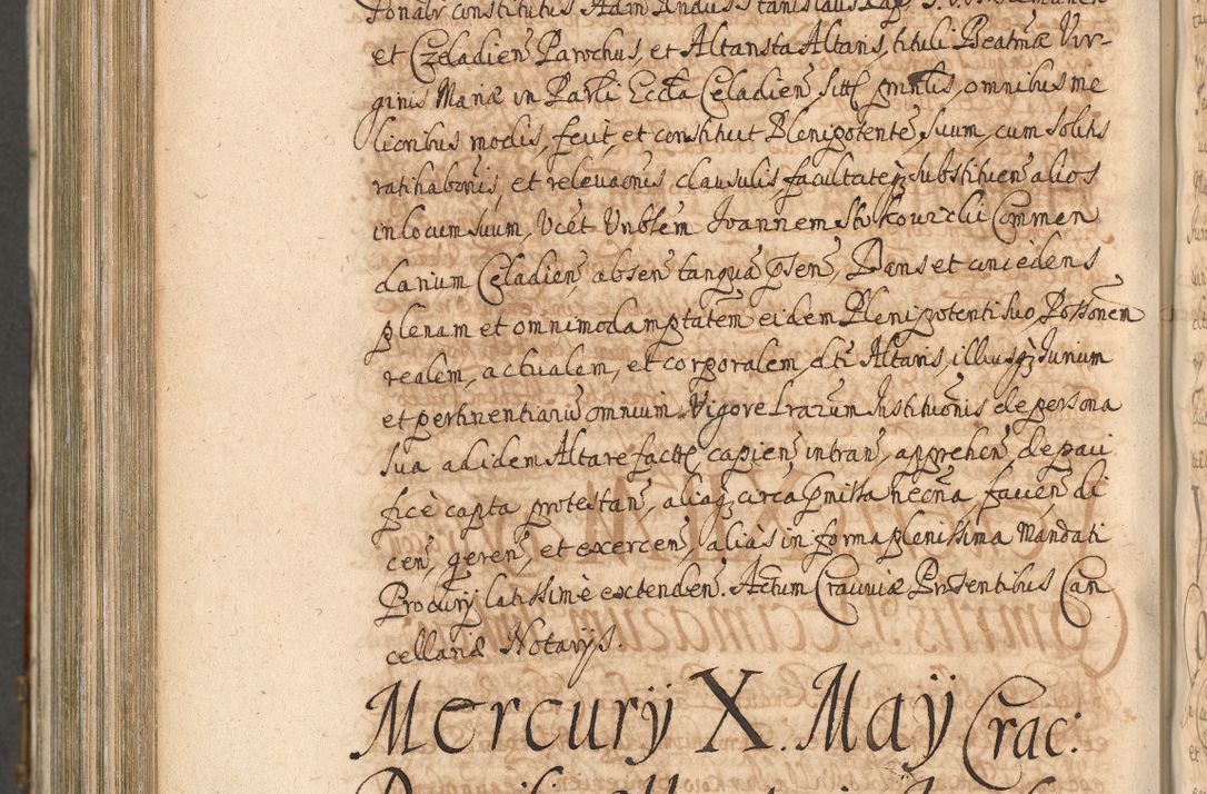 Zdjęcie nr 1183 dla obiektu archiwalnego: Acta actorum, decretorum, sententiarum, erectionum, confirmationum, institutionum, resignationum, constitutionum, provisionum, quietationum, submissionum, protestationum, substitutionum R. D. Petri Gembicki, episcopi Cracoviensis, ducis Severiae in a. D. 1650 et 1651 acticatorum. Volumen V