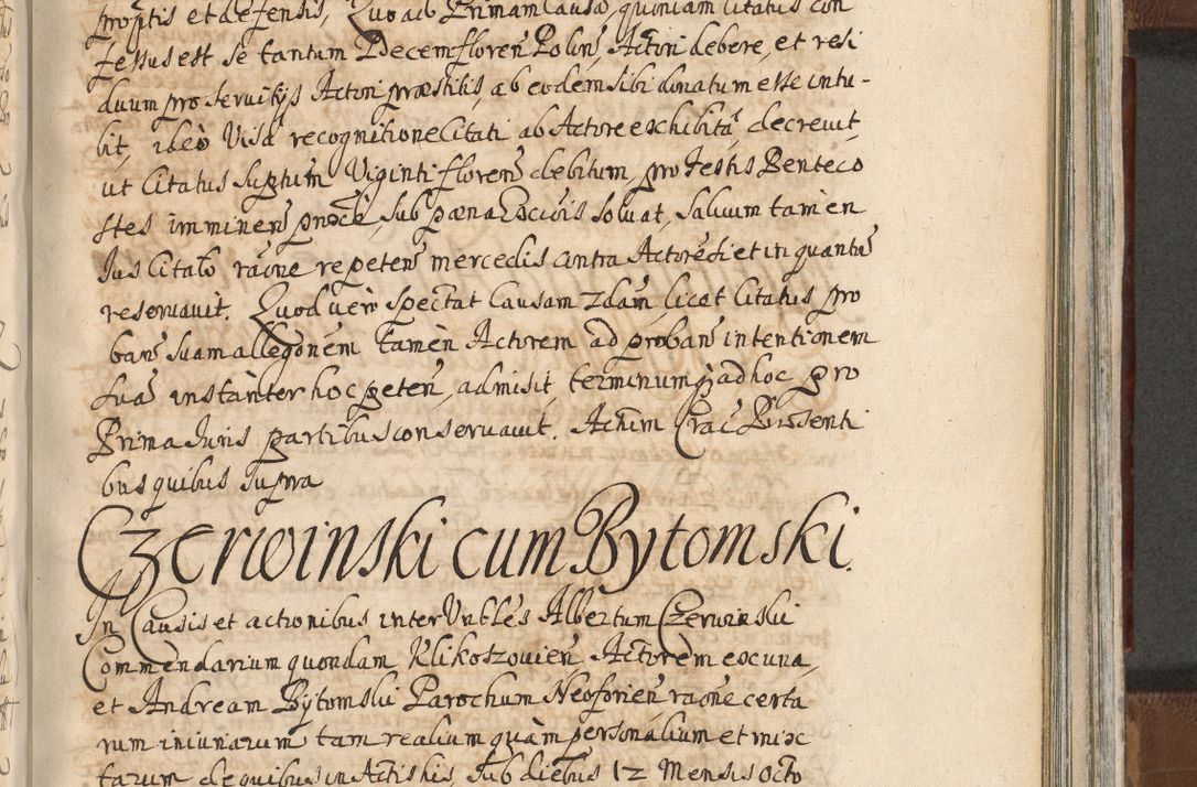 Zdjęcie nr 1180 dla obiektu archiwalnego: Acta actorum, decretorum, sententiarum, erectionum, confirmationum, institutionum, resignationum, constitutionum, provisionum, quietationum, submissionum, protestationum, substitutionum R. D. Petri Gembicki, episcopi Cracoviensis, ducis Severiae in a. D. 1650 et 1651 acticatorum. Volumen V