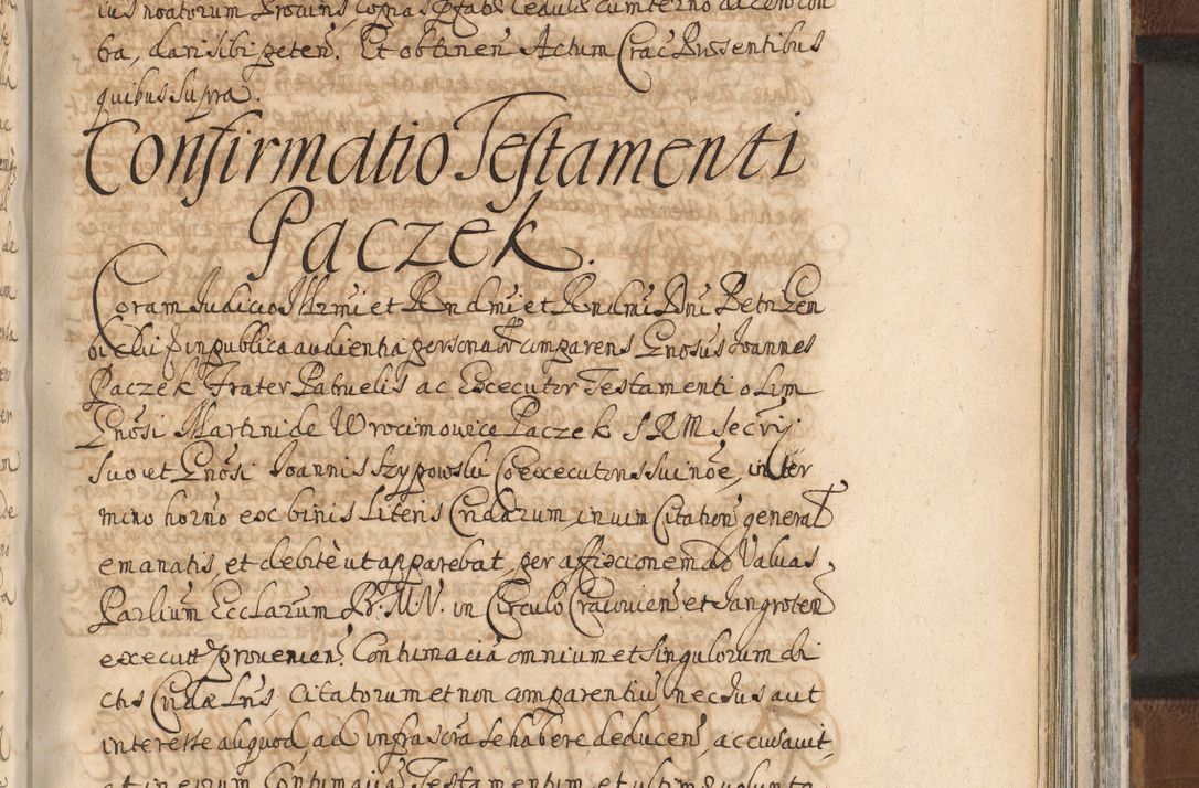 Zdjęcie nr 1168 dla obiektu archiwalnego: Acta actorum, decretorum, sententiarum, erectionum, confirmationum, institutionum, resignationum, constitutionum, provisionum, quietationum, submissionum, protestationum, substitutionum R. D. Petri Gembicki, episcopi Cracoviensis, ducis Severiae in a. D. 1650 et 1651 acticatorum. Volumen V
