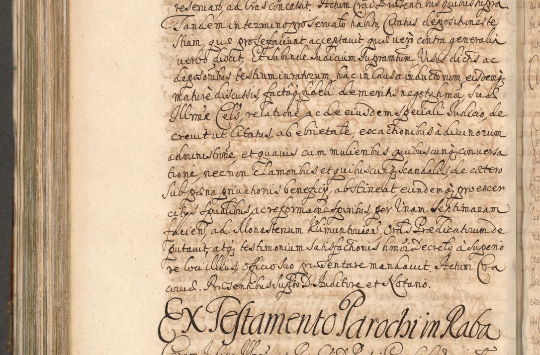 Zdjęcie nr 1165 dla obiektu archiwalnego: Acta actorum, decretorum, sententiarum, erectionum, confirmationum, institutionum, resignationum, constitutionum, provisionum, quietationum, submissionum, protestationum, substitutionum R. D. Petri Gembicki, episcopi Cracoviensis, ducis Severiae in a. D. 1650 et 1651 acticatorum. Volumen V