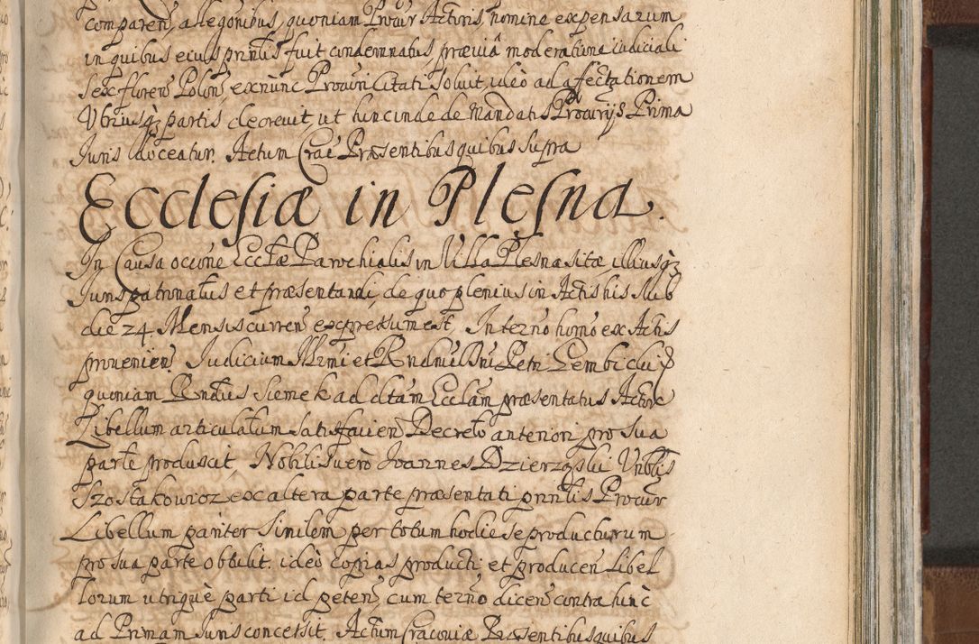 Zdjęcie nr 1164 dla obiektu archiwalnego: Acta actorum, decretorum, sententiarum, erectionum, confirmationum, institutionum, resignationum, constitutionum, provisionum, quietationum, submissionum, protestationum, substitutionum R. D. Petri Gembicki, episcopi Cracoviensis, ducis Severiae in a. D. 1650 et 1651 acticatorum. Volumen V