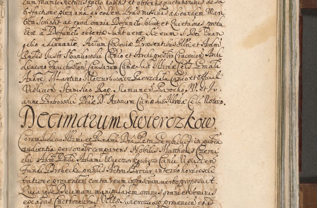 Zdjęcie nr 1162 dla obiektu archiwalnego: Acta actorum, decretorum, sententiarum, erectionum, confirmationum, institutionum, resignationum, constitutionum, provisionum, quietationum, submissionum, protestationum, substitutionum R. D. Petri Gembicki, episcopi Cracoviensis, ducis Severiae in a. D. 1650 et 1651 acticatorum. Volumen V