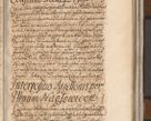 Zdjęcie nr 1160 dla obiektu archiwalnego: Acta actorum, decretorum, sententiarum, erectionum, confirmationum, institutionum, resignationum, constitutionum, provisionum, quietationum, submissionum, protestationum, substitutionum R. D. Petri Gembicki, episcopi Cracoviensis, ducis Severiae in a. D. 1650 et 1651 acticatorum. Volumen V