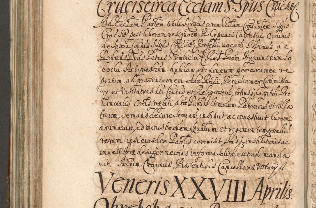 Zdjęcie nr 1159 dla obiektu archiwalnego: Acta actorum, decretorum, sententiarum, erectionum, confirmationum, institutionum, resignationum, constitutionum, provisionum, quietationum, submissionum, protestationum, substitutionum R. D. Petri Gembicki, episcopi Cracoviensis, ducis Severiae in a. D. 1650 et 1651 acticatorum. Volumen V