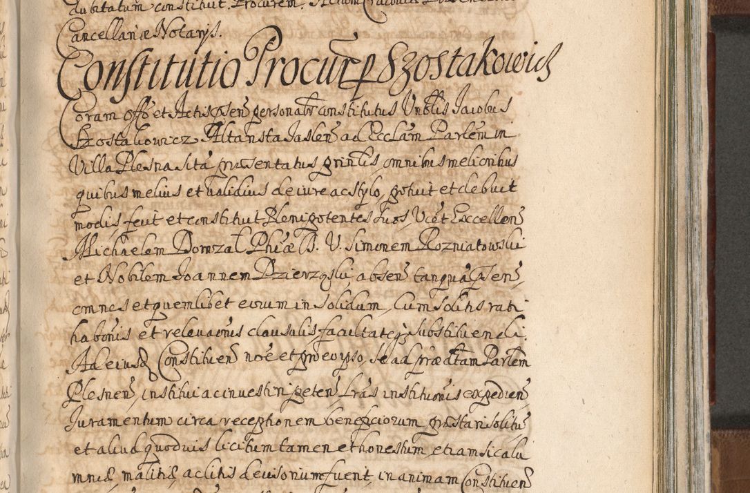 Zdjęcie nr 1158 dla obiektu archiwalnego: Acta actorum, decretorum, sententiarum, erectionum, confirmationum, institutionum, resignationum, constitutionum, provisionum, quietationum, submissionum, protestationum, substitutionum R. D. Petri Gembicki, episcopi Cracoviensis, ducis Severiae in a. D. 1650 et 1651 acticatorum. Volumen V