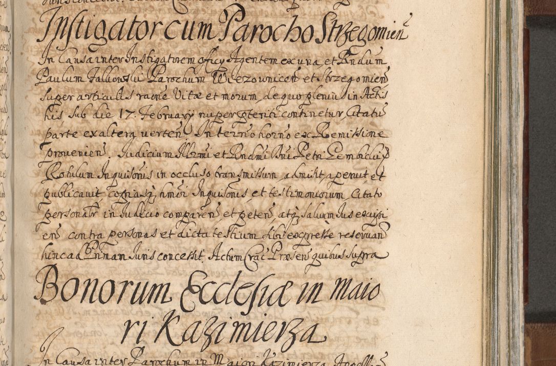 Zdjęcie nr 1154 dla obiektu archiwalnego: Acta actorum, decretorum, sententiarum, erectionum, confirmationum, institutionum, resignationum, constitutionum, provisionum, quietationum, submissionum, protestationum, substitutionum R. D. Petri Gembicki, episcopi Cracoviensis, ducis Severiae in a. D. 1650 et 1651 acticatorum. Volumen V