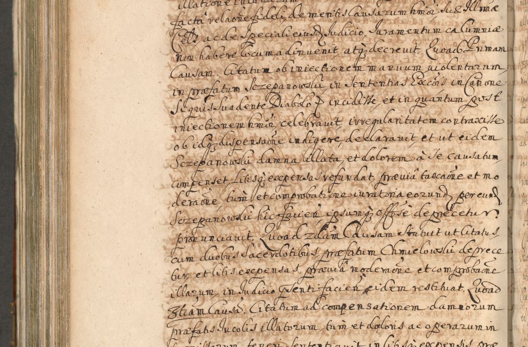 Zdjęcie nr 1139 dla obiektu archiwalnego: Acta actorum, decretorum, sententiarum, erectionum, confirmationum, institutionum, resignationum, constitutionum, provisionum, quietationum, submissionum, protestationum, substitutionum R. D. Petri Gembicki, episcopi Cracoviensis, ducis Severiae in a. D. 1650 et 1651 acticatorum. Volumen V