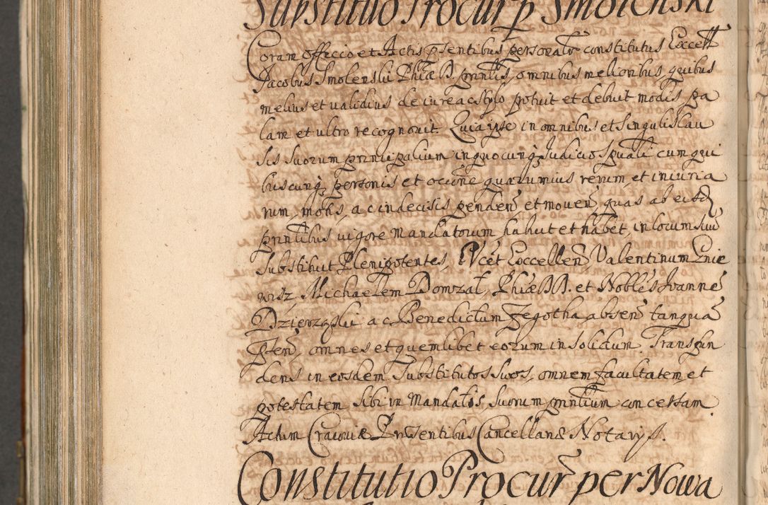 Zdjęcie nr 1137 dla obiektu archiwalnego: Acta actorum, decretorum, sententiarum, erectionum, confirmationum, institutionum, resignationum, constitutionum, provisionum, quietationum, submissionum, protestationum, substitutionum R. D. Petri Gembicki, episcopi Cracoviensis, ducis Severiae in a. D. 1650 et 1651 acticatorum. Volumen V
