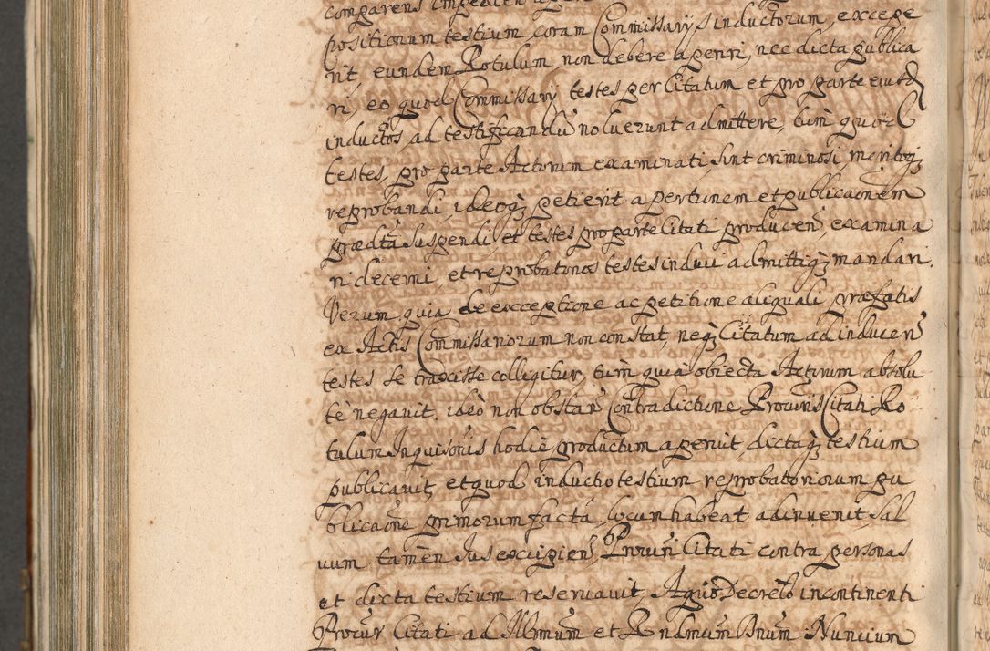 Zdjęcie nr 1129 dla obiektu archiwalnego: Acta actorum, decretorum, sententiarum, erectionum, confirmationum, institutionum, resignationum, constitutionum, provisionum, quietationum, submissionum, protestationum, substitutionum R. D. Petri Gembicki, episcopi Cracoviensis, ducis Severiae in a. D. 1650 et 1651 acticatorum. Volumen V