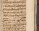 Zdjęcie nr 1128 dla obiektu archiwalnego: Acta actorum, decretorum, sententiarum, erectionum, confirmationum, institutionum, resignationum, constitutionum, provisionum, quietationum, submissionum, protestationum, substitutionum R. D. Petri Gembicki, episcopi Cracoviensis, ducis Severiae in a. D. 1650 et 1651 acticatorum. Volumen V
