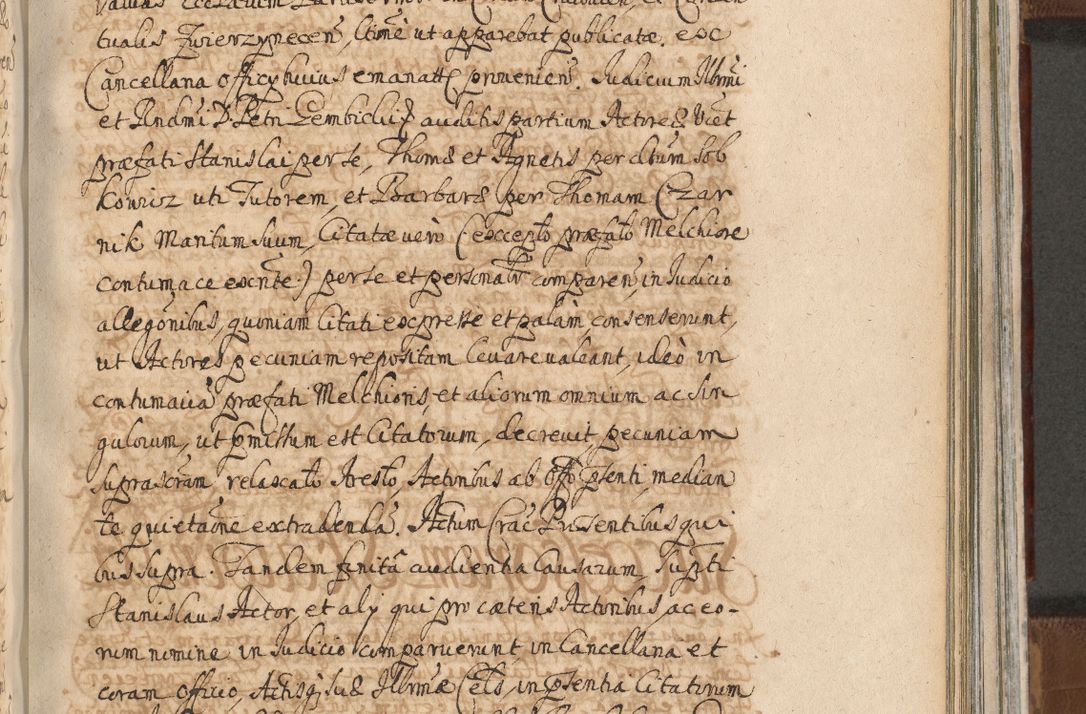 Zdjęcie nr 1120 dla obiektu archiwalnego: Acta actorum, decretorum, sententiarum, erectionum, confirmationum, institutionum, resignationum, constitutionum, provisionum, quietationum, submissionum, protestationum, substitutionum R. D. Petri Gembicki, episcopi Cracoviensis, ducis Severiae in a. D. 1650 et 1651 acticatorum. Volumen V
