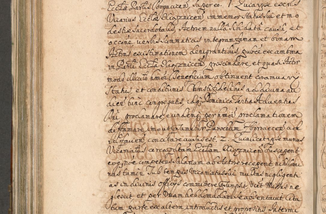 Zdjęcie nr 1119 dla obiektu archiwalnego: Acta actorum, decretorum, sententiarum, erectionum, confirmationum, institutionum, resignationum, constitutionum, provisionum, quietationum, submissionum, protestationum, substitutionum R. D. Petri Gembicki, episcopi Cracoviensis, ducis Severiae in a. D. 1650 et 1651 acticatorum. Volumen V