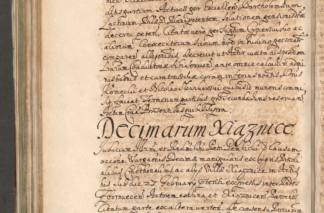 Zdjęcie nr 1115 dla obiektu archiwalnego: Acta actorum, decretorum, sententiarum, erectionum, confirmationum, institutionum, resignationum, constitutionum, provisionum, quietationum, submissionum, protestationum, substitutionum R. D. Petri Gembicki, episcopi Cracoviensis, ducis Severiae in a. D. 1650 et 1651 acticatorum. Volumen V