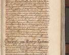 Zdjęcie nr 1110 dla obiektu archiwalnego: Acta actorum, decretorum, sententiarum, erectionum, confirmationum, institutionum, resignationum, constitutionum, provisionum, quietationum, submissionum, protestationum, substitutionum R. D. Petri Gembicki, episcopi Cracoviensis, ducis Severiae in a. D. 1650 et 1651 acticatorum. Volumen V