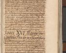 Zdjęcie nr 1108 dla obiektu archiwalnego: Acta actorum, decretorum, sententiarum, erectionum, confirmationum, institutionum, resignationum, constitutionum, provisionum, quietationum, submissionum, protestationum, substitutionum R. D. Petri Gembicki, episcopi Cracoviensis, ducis Severiae in a. D. 1650 et 1651 acticatorum. Volumen V