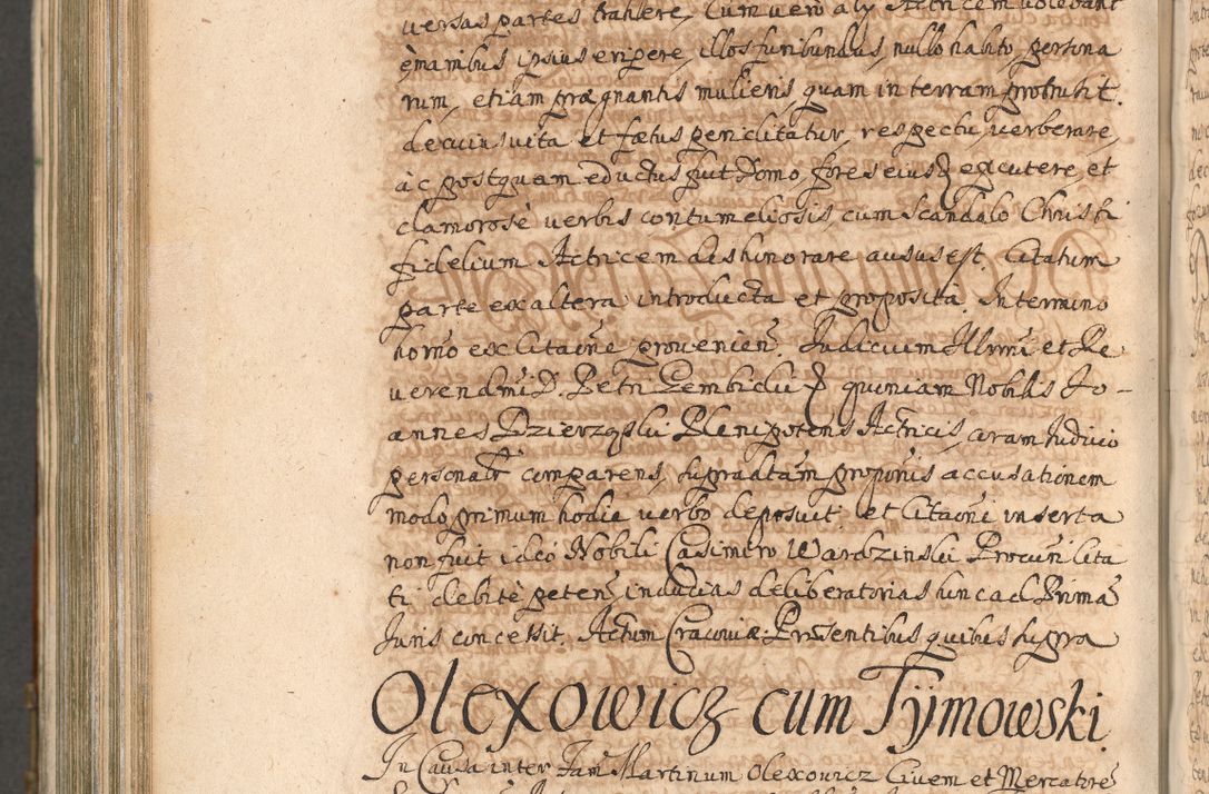 Zdjęcie nr 1103 dla obiektu archiwalnego: Acta actorum, decretorum, sententiarum, erectionum, confirmationum, institutionum, resignationum, constitutionum, provisionum, quietationum, submissionum, protestationum, substitutionum R. D. Petri Gembicki, episcopi Cracoviensis, ducis Severiae in a. D. 1650 et 1651 acticatorum. Volumen V