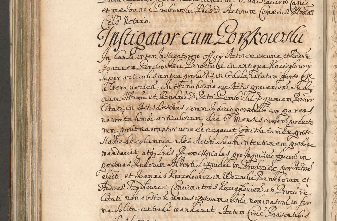 Zdjęcie nr 1099 dla obiektu archiwalnego: Acta actorum, decretorum, sententiarum, erectionum, confirmationum, institutionum, resignationum, constitutionum, provisionum, quietationum, submissionum, protestationum, substitutionum R. D. Petri Gembicki, episcopi Cracoviensis, ducis Severiae in a. D. 1650 et 1651 acticatorum. Volumen V