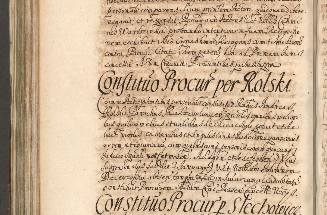 Zdjęcie nr 1097 dla obiektu archiwalnego: Acta actorum, decretorum, sententiarum, erectionum, confirmationum, institutionum, resignationum, constitutionum, provisionum, quietationum, submissionum, protestationum, substitutionum R. D. Petri Gembicki, episcopi Cracoviensis, ducis Severiae in a. D. 1650 et 1651 acticatorum. Volumen V